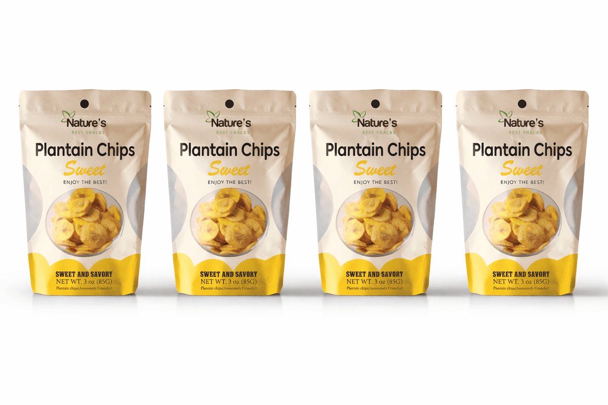 Sweet plantain Chips (3 oz). Nature's Best Snacks