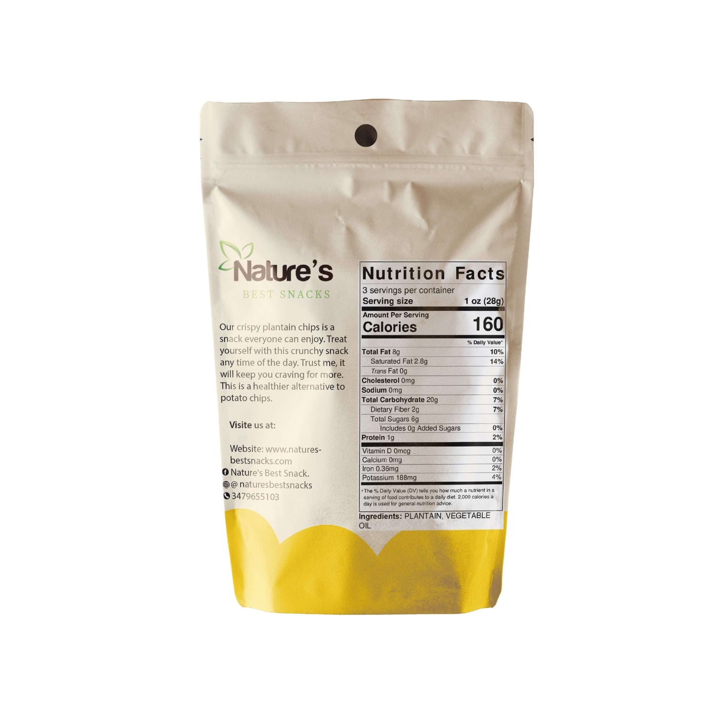 Grab and Go Chin-Chin (3 oz) Nature's Best Snacks