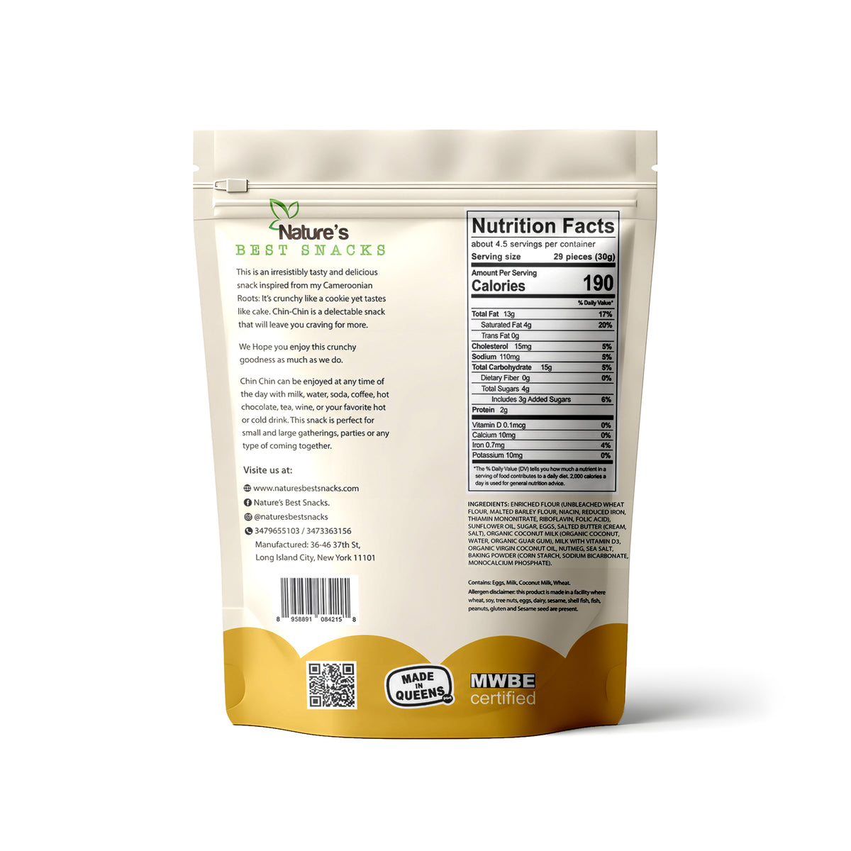 Chin-Chin (5 oz) Nature's Best Snacks