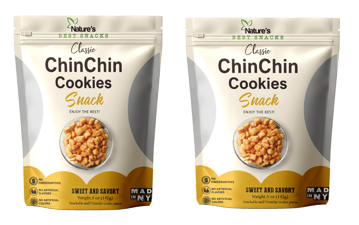 Crunchy ChinChin – Authentic African bite size cookie Snack with No Preservatives (5oz) Nature's Best Snacks