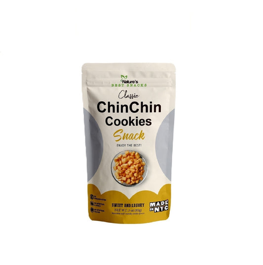 Grab & Go Crunchy ChinChin – Authentic African bite size cookie Snack with No Preservatives 3oz (6 PACK) Nature's Best Snacks